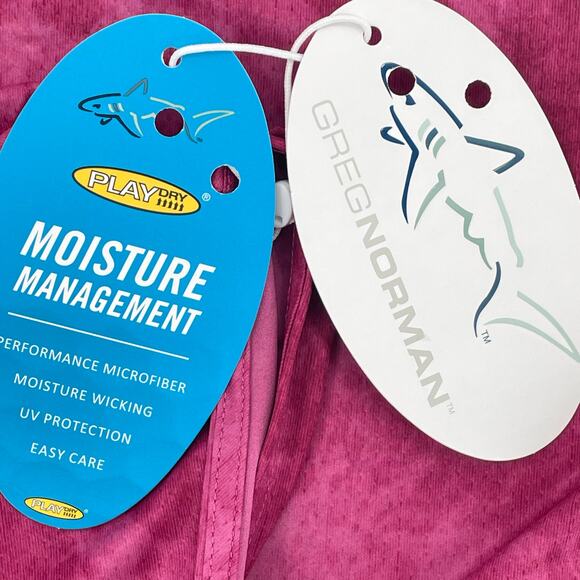 Greg Norman Women’s Emma Sleeveless Ethereal Print Tank Top Merlot, NWT, Sz. XS - Picture 4 of 8